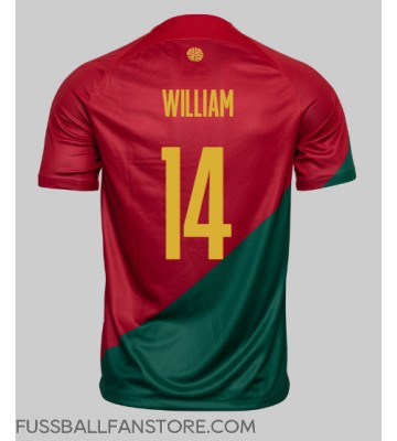 Portugal William Carvalho #14 Replik Heimtrikot WM 2022 Kurzarm